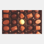 Box of Chocolates Rectangular Stickers