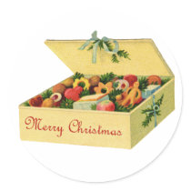 Box Of Christmas Cookies Stickers