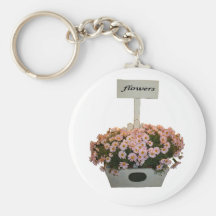 Box of daisies keychain