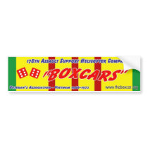 Boxcars Veteran's Ass'n Bumper Stickers