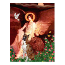 Boxer (br5) - Seated Angel Post Card