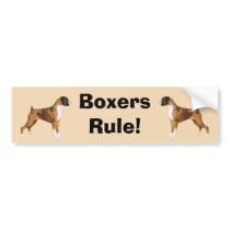 Boxer Bumper Sticker