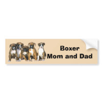 Boxer Bumper Sticker