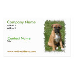 Boxer Dog Business Card business cards