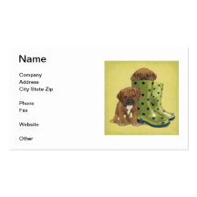 Boxer Dog Business Cards