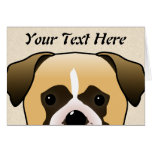 Boxer Dog Card