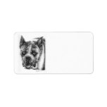 Boxer Dog/Gift Tag Custom Address Labels