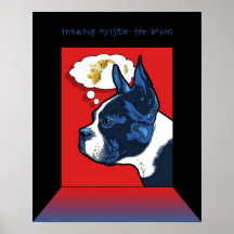 BOXER DOG POSTER