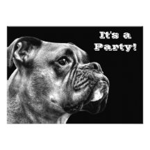 Boxer dog profile invite
