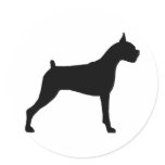 Boxer Dog Silhouette