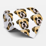 Boxer Dog Custom Tie