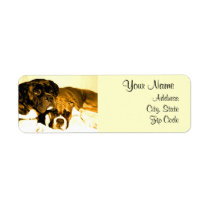 Boxer Dogs Address Labels