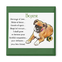 Boxer Gifts Magnets