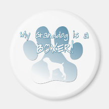 Boxer Granddog Magnet