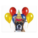 Boxer happy birthday Postcard