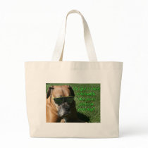 Boxer:  Hard to be Humble Tote Bags