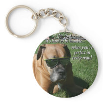 Boxer:  Hard to be Humble Key Chain