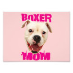 Boxer Mom dog Photo Print