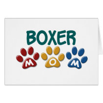 BOXER MOM Paw Print 1