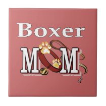 Boxer Mom Tile