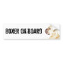 Boxer on board bumper sticker