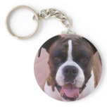 Boxer Pup Keychain