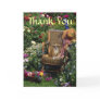 Boxer Pup Thank You Card In The Garden