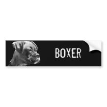 Boxer puppy bumper sticker
