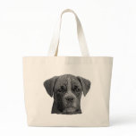 Boxer Stylized Image Canvas Bag