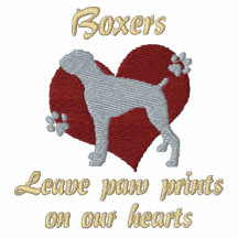 Boxers Leave Paw Prints Hoody
