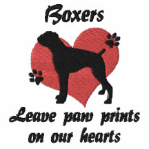 Boxers Leave Paw Prints Hoody