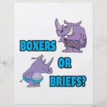 boxers or briefs funny undies rhinos flyer