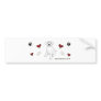 BoxerWht Bumper Sticker