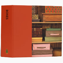 Boxes orange Binder