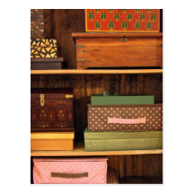 Boxes Postcard