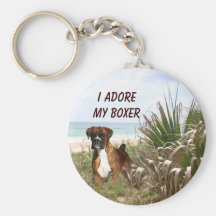 Boxeur dans le roseau des sables Keychain Porte-clef