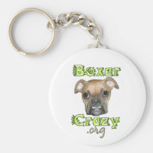 Boxeur Keychain fou - sourire Porte-clé