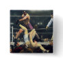 Boxing art button
