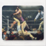 Boxing art mouse pad