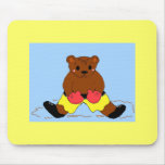 Boxing Bear Mouse Pads
