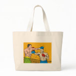 boxing boxer fighter fighting knockout punch tote bag