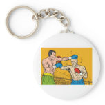 boxing boxer fighter fighting knockout punch keychain