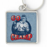 Boxing Champ 60th Birthday Keychain
