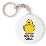 Boxing Chick Key Chains