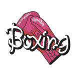 Boxing embroidered shirts