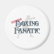 Boxing Fanatic Refrigerator Magnets