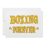 Boxing Forever Custom Invitations