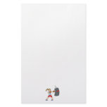 boxing girl punching bag stationery
