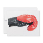 Boxing glove invitations