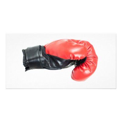 Boxing glove custom photo card by joxxxxjo